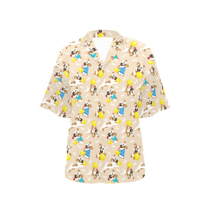 Russell Terriers Cute Print Design LKS304 Women's Hawaiian Shirt