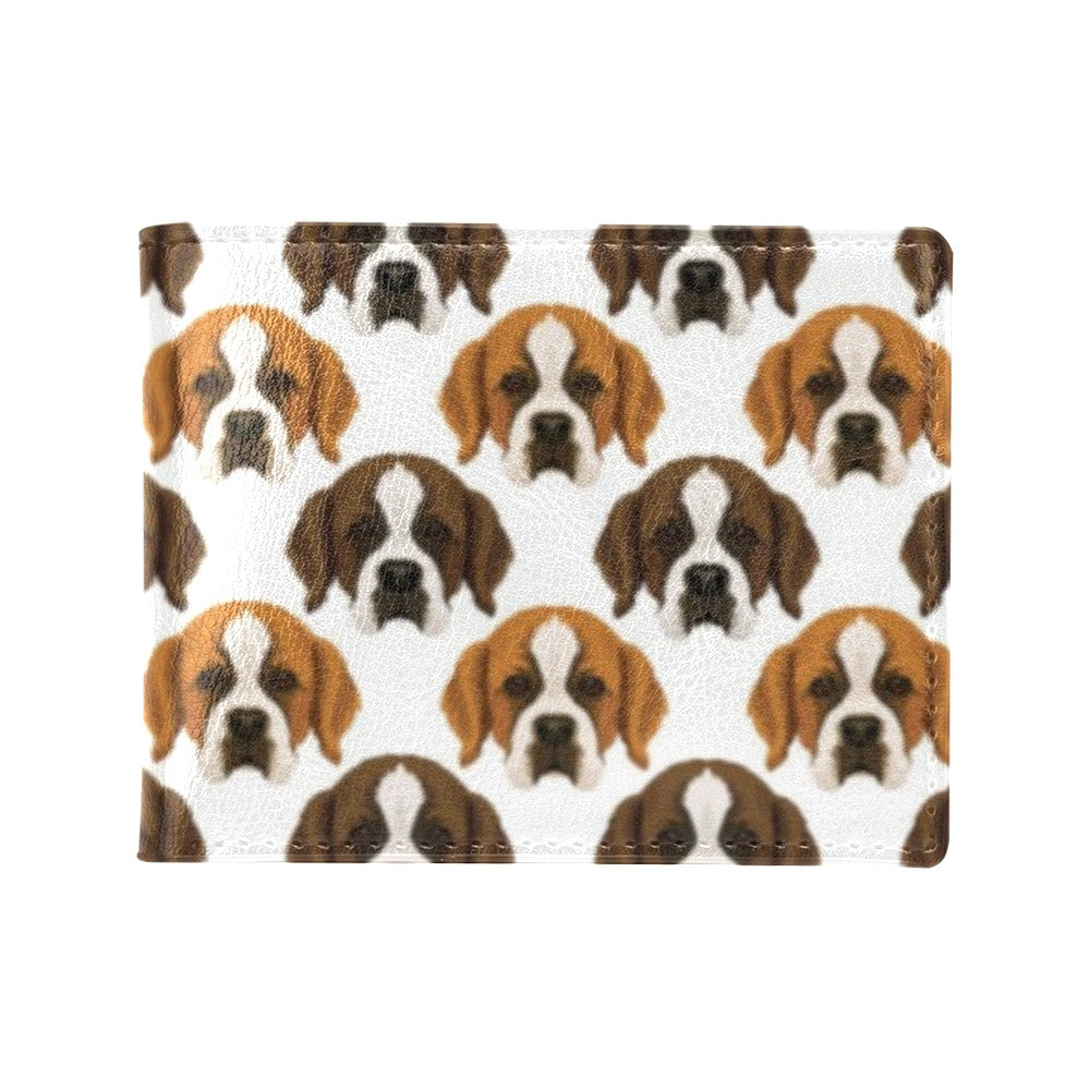 St Bernards Print Design LKS301 Men's ID Card Wallet