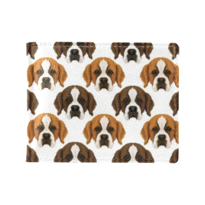 St Bernards Print Design LKS301 Men's ID Card Wallet
