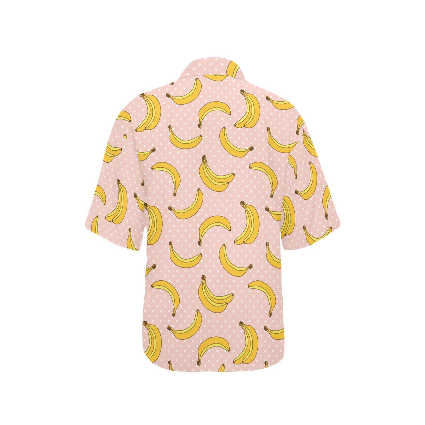 Banana Pattern Print Design BA06 Women's Hawaiian Shirt