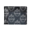 Christian Heart Tattoo Style Men's ID Card Wallet