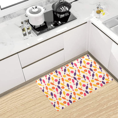 Bowling Pattern Print Design 06 Kitchen Mat