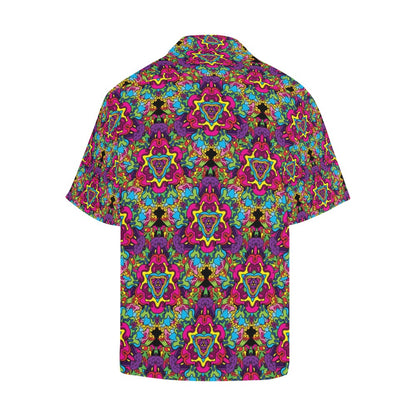 Trippy Print Design LKS303 Men's Hawaiian Shirt