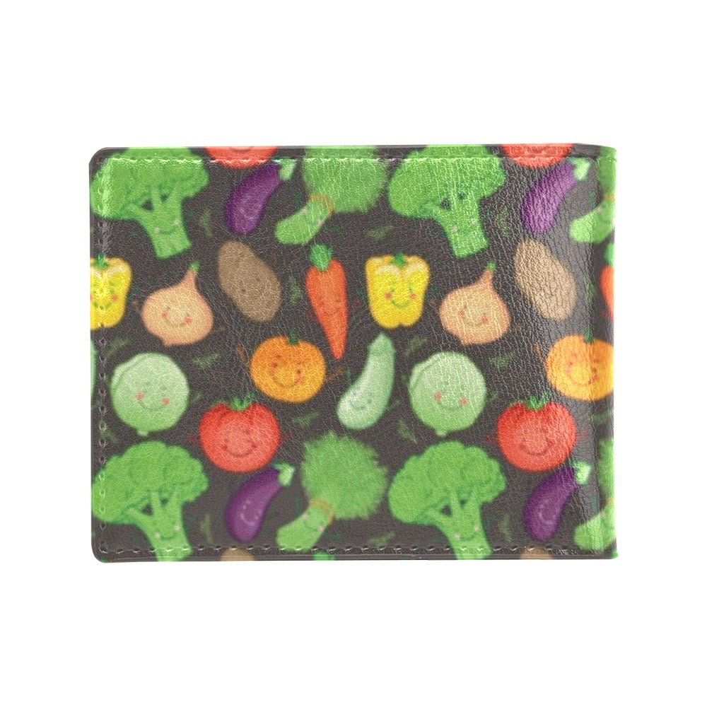 Vegan Funny Themed Design Print Men's ID Card Wallet