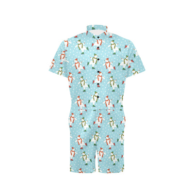 Polar Bear Pattern Print Design PB07 Men's Romper