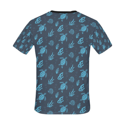 Sea Turtle Print Design LKS307 Men's All Over Print T-shirt