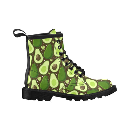 Avocado Pattern Print Design AC04 Women's Boots