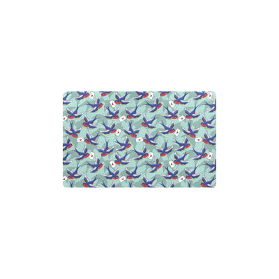 Swallow Bird Pattern Print Design 02 Kitchen Mat