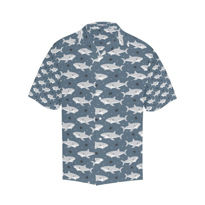 Shark Print Design LKS305 Men's Hawaiian Shirt