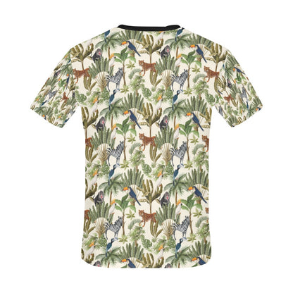 Safari Animal Print Design LKS304 Men's All Over Print T-shirt