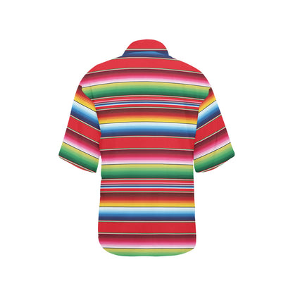 Serape Pattern Women's Hawaiian Shirt