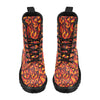 Flame Fire Print Pattern Women's Boots