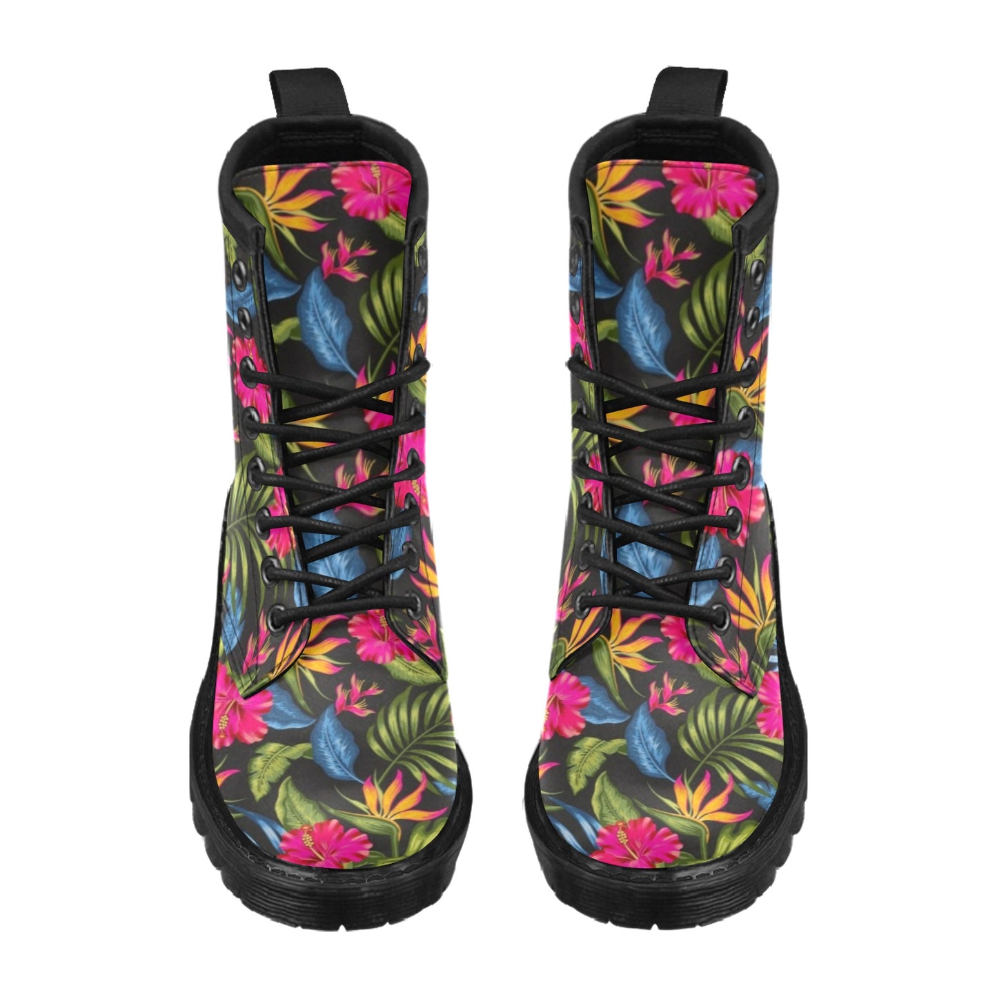 Bird Of Paradise Pattern Print Design BOP014 Women's Boots