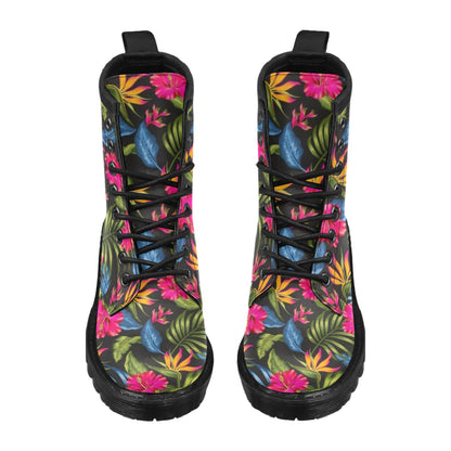 Bird Of Paradise Pattern Print Design BOP014 Women's Boots