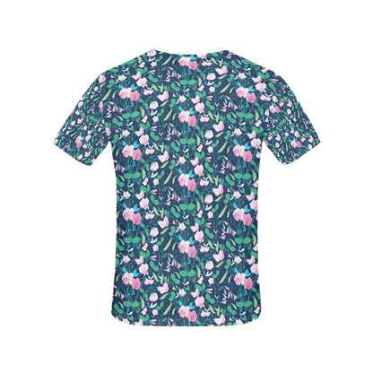 Sweet Pea Print Design LKS303 Women's  T-shirt