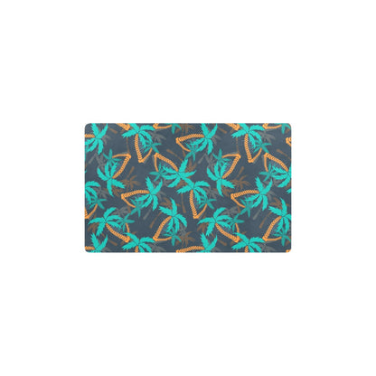 Palm Tree Pattern Print Design PT01 Kitchen Mat