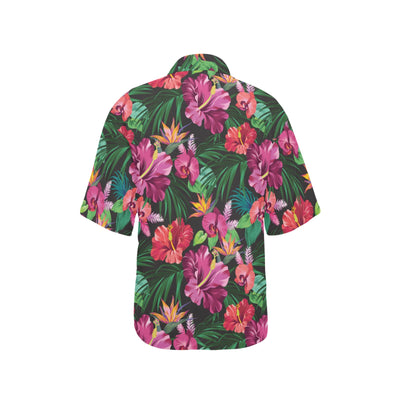 Hawaiian Flower Hibiscus tropical Women's Hawaiian Shirt
