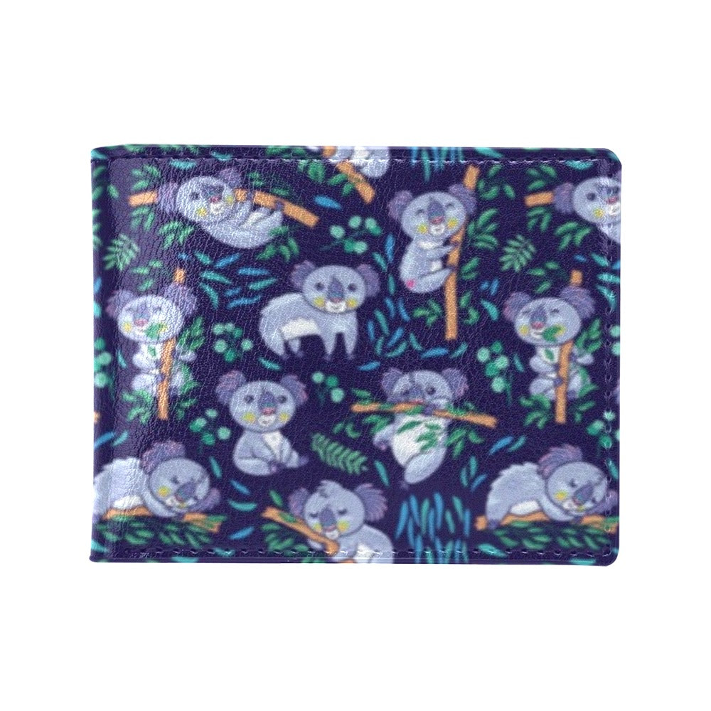Koala Themed Design Print Men's ID Card Wallet