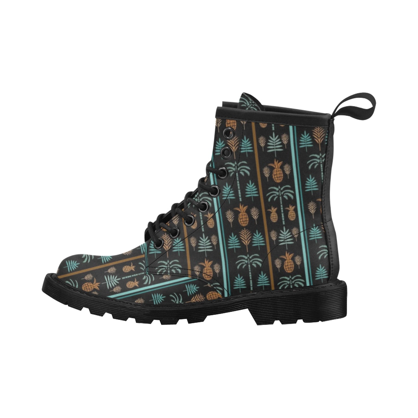 Hawaiian Themed Pattern Print Design H023 Women's Boots