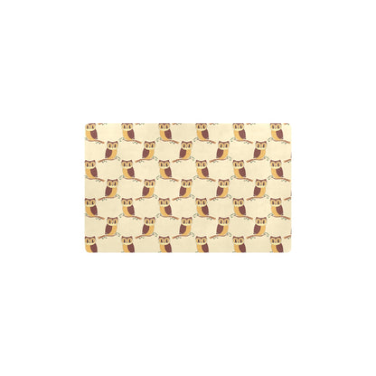Owl Pattern Print Design A07 Kitchen Mat