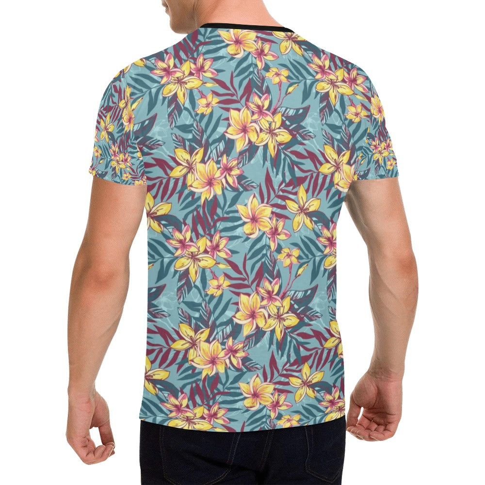 Summer Floral Print Design LKS304 Men's All Over Print T-shirt