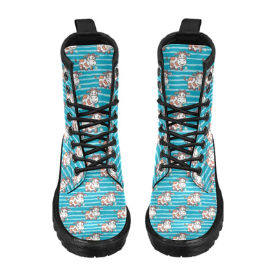 Cow Cute Print Pattern Women's Boots