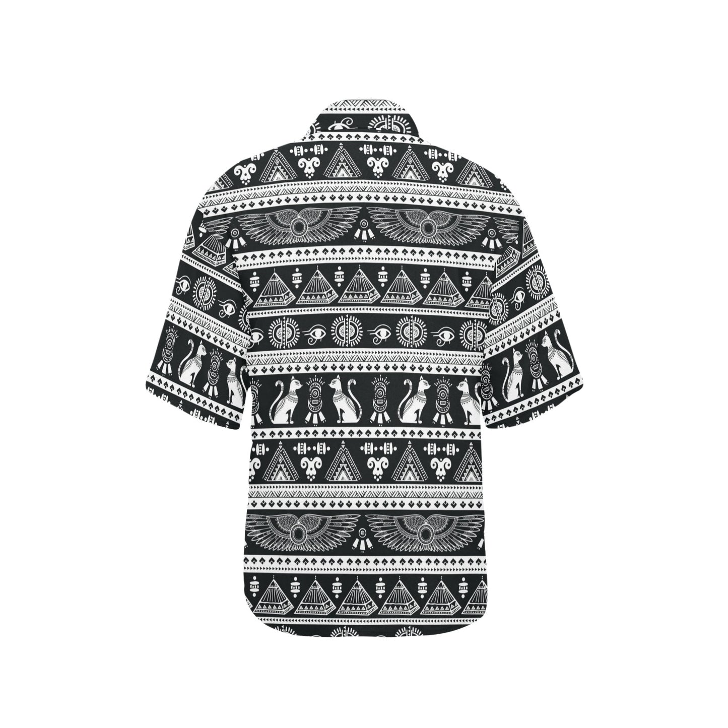 Tribal Pattern Print Design LKS305 Women's Hawaiian Shirt