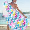 Scales Print Design LKS402 Beach Towel 32" x 71"