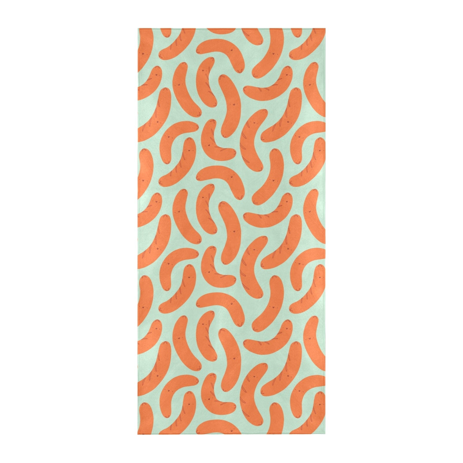 Sausage Print Design LKS304 Beach Towel 32" x 71"