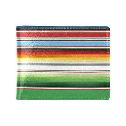 Serape Print Design LKS302 Men's ID Card Wallet