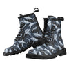 Shark Print Pattern Women's Boots