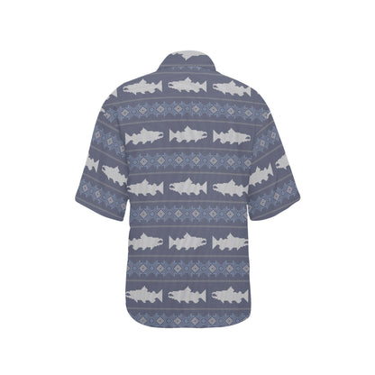 Salad Vegetable Print Design LKS302 Women's Hawaiian Shirt