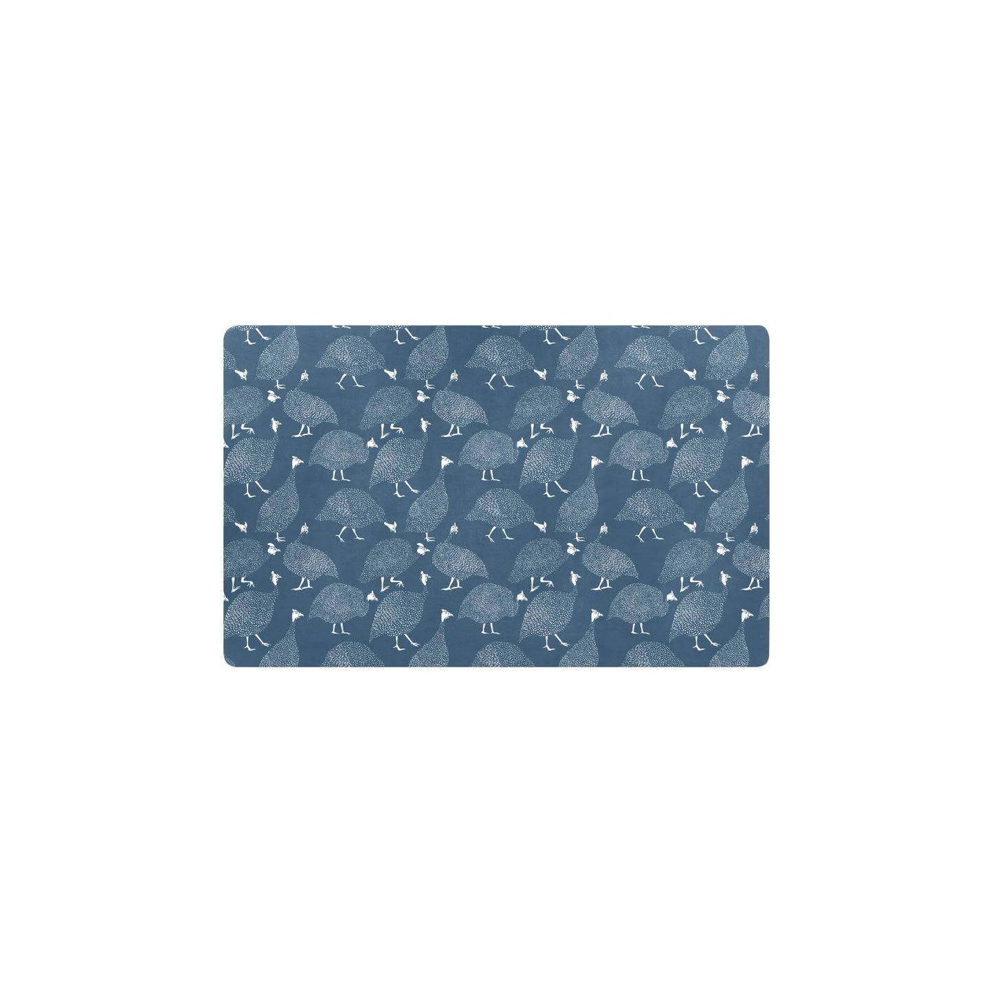 Guinea Fowl Print Design LKS401 Kitchen Mat