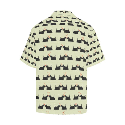 Scottish Terriers Print Design LKS304 Men's Hawaiian Shirt