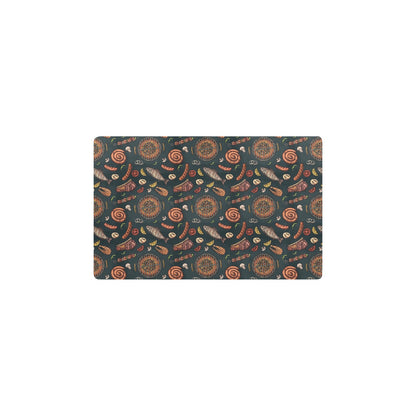 Barbecue Pattern Print Design 02 Kitchen Mat