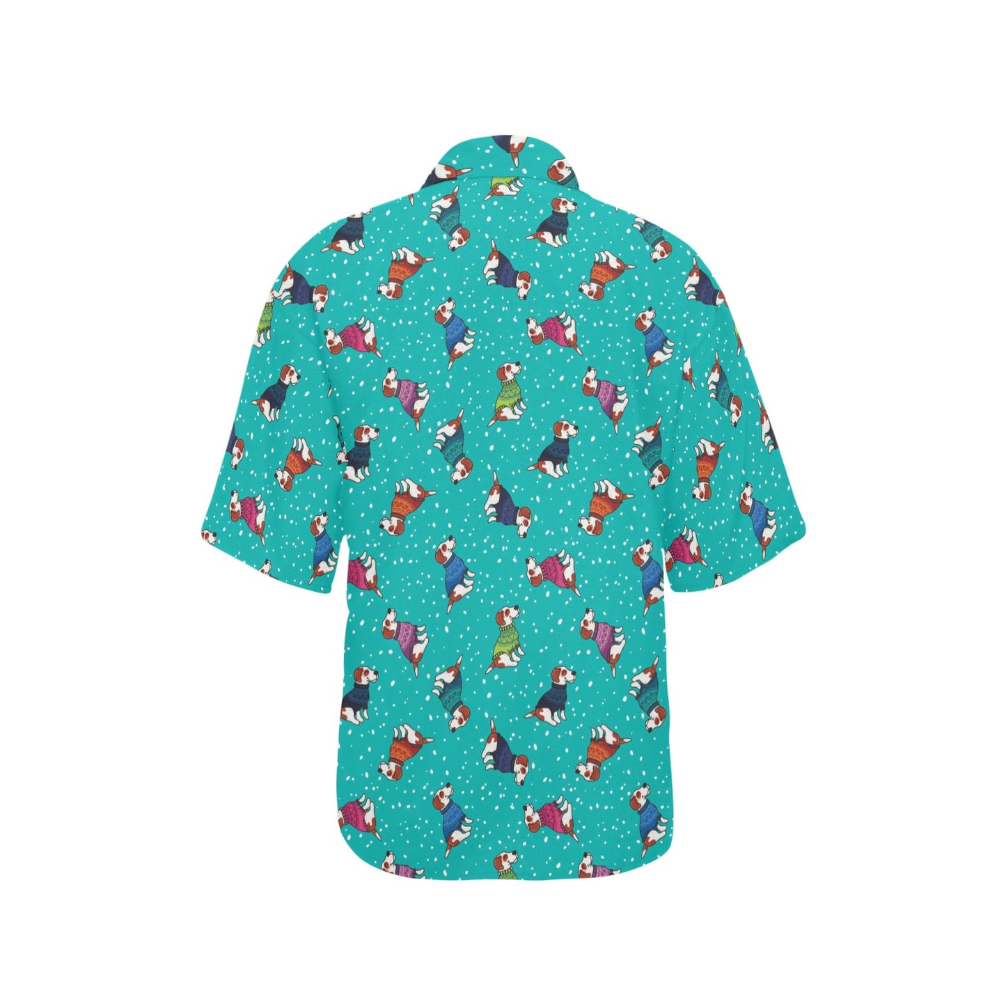 Russell Terriers Print Design LKS309 Women's Hawaiian Shirt