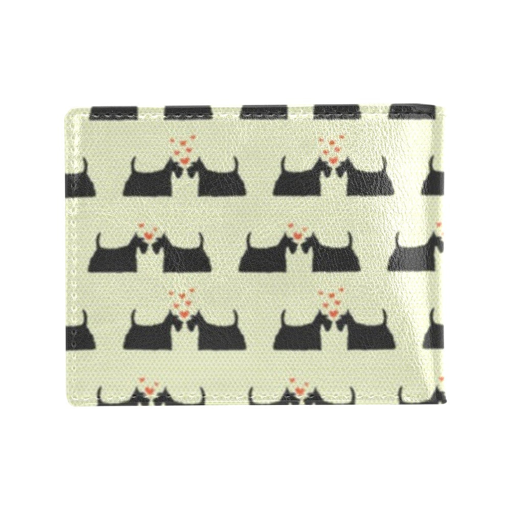 Scottish Terriers Print Design LKS304 Men's ID Card Wallet