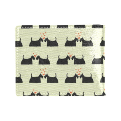 Scottish Terriers Print Design LKS304 Men's ID Card Wallet