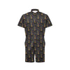 Eiffel Tower Love Paris Print Men's Romper