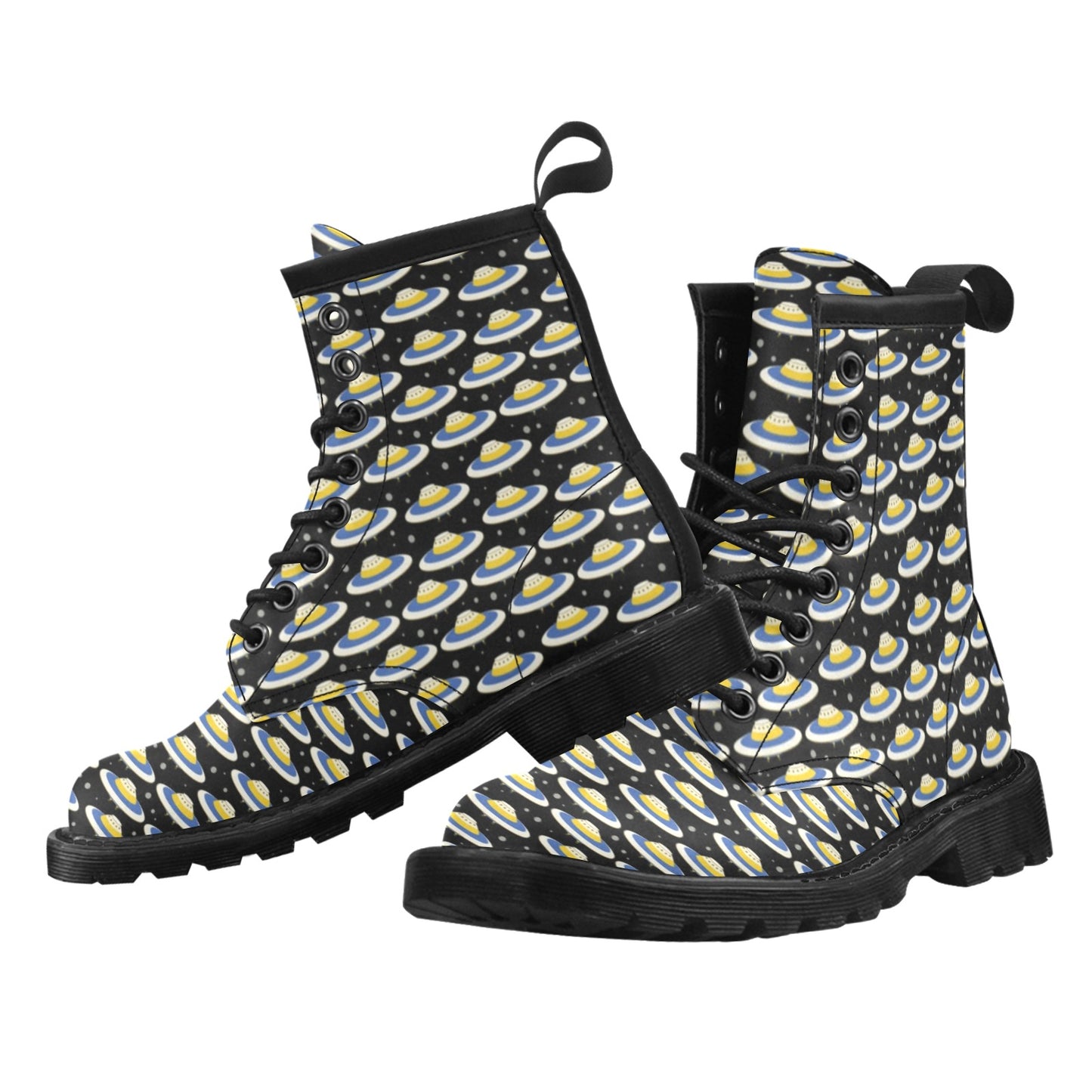 UFO Print Design LKS303 Women's Boots