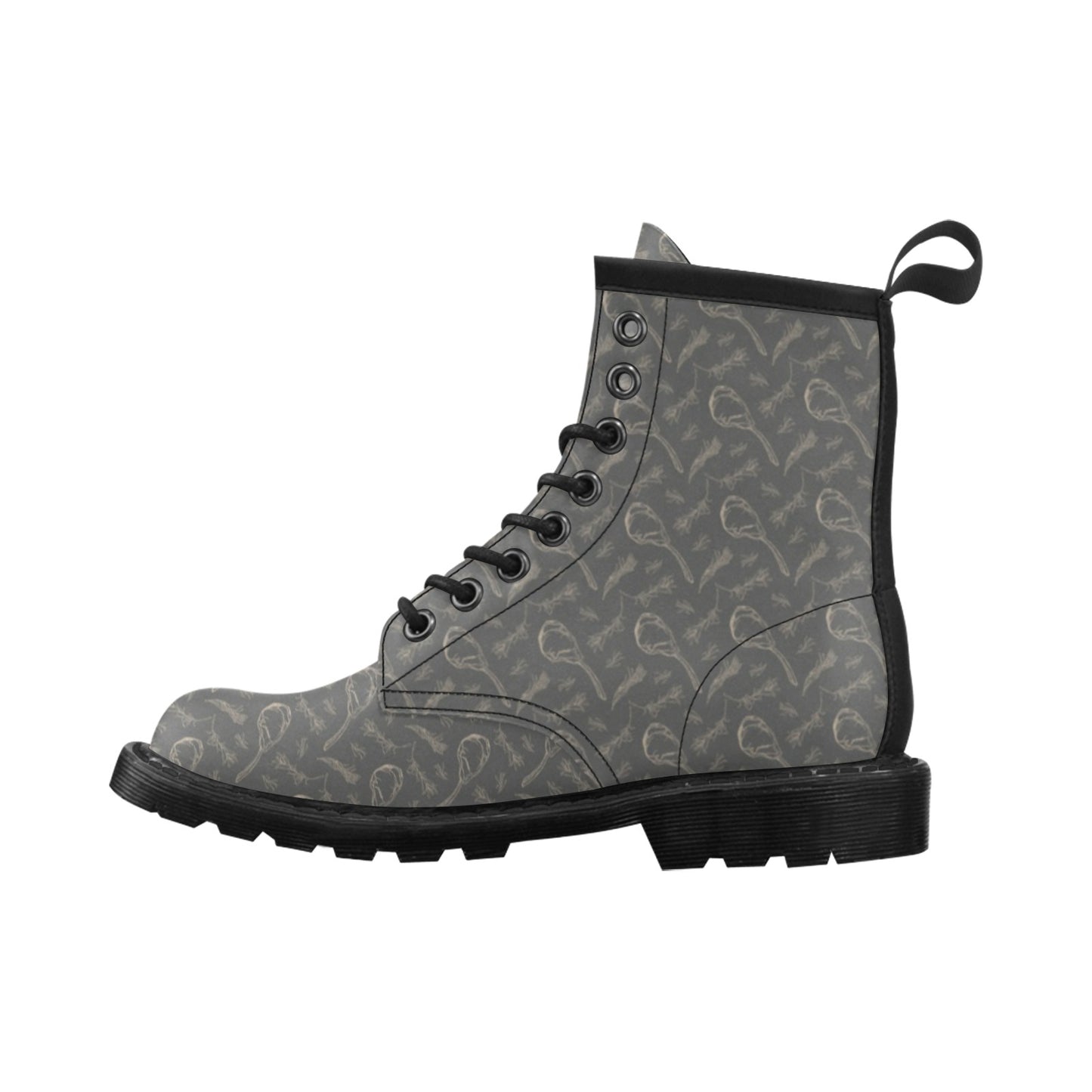 Steak Print Design LKS302 Women's Boots