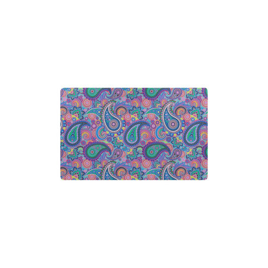 Paisley Colorful Pattern Print Design A02 Kitchen Mat