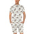 Sea Turtle Pattern Print Design T07 Men's Romper