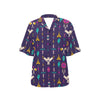 Native American Eagle Indian Pattern Women's Hawaiian Shirt