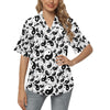 Yin Yang Print Design LKS302 Women's Hawaiian Shirt