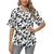 Yin Yang Print Design LKS302 Women's Hawaiian Shirt