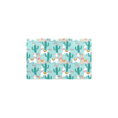 Llama Cactus Pattern Print Design 08 Kitchen Mat