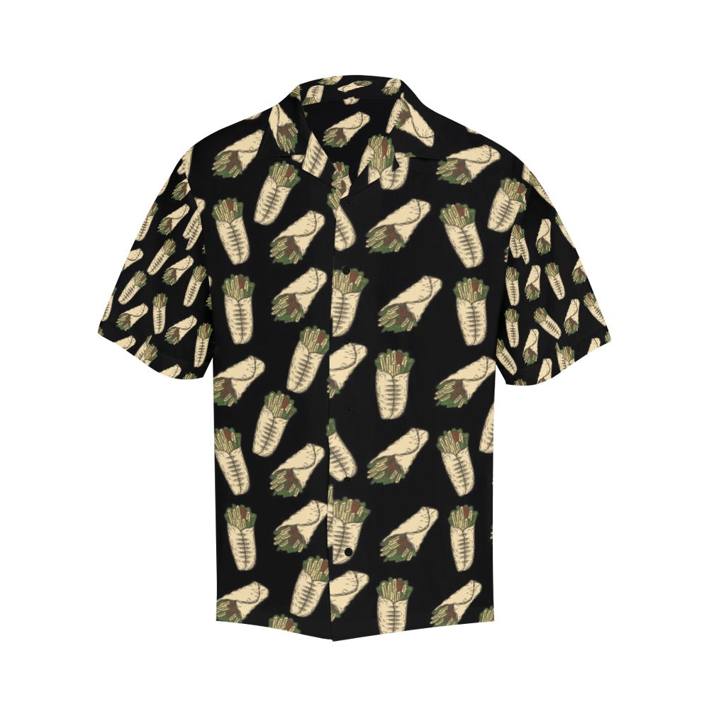 Burrito Print Design LKS303 Men's Hawaiian Shirt