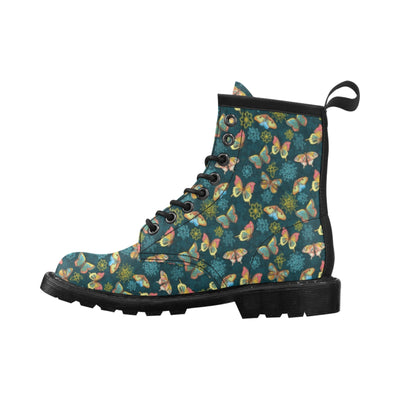 Butterfly Hand Draw Print Pattern Women's Boots