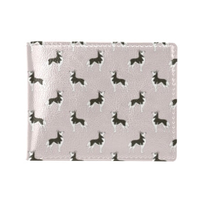Siberian Huskies Print Design LKS301 Men's ID Card Wallet